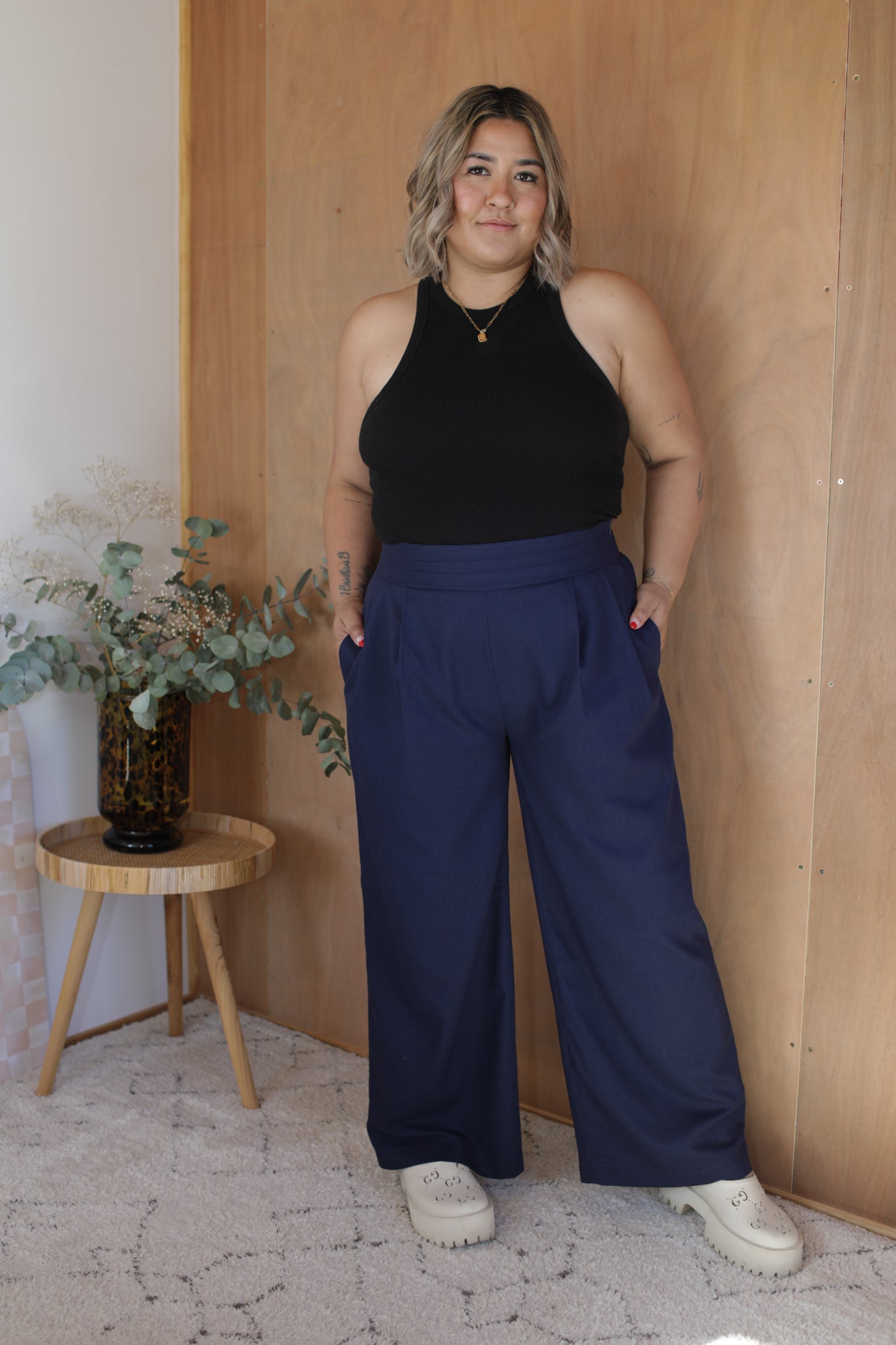 Olivia Pants - Navy