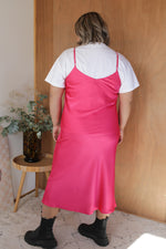 Load image into Gallery viewer, Bias Slip Dress - Pink
