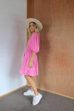 Load image into Gallery viewer, Nora Dress - Barbie Pink
