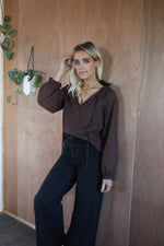 Load image into Gallery viewer, Finn Blouse - Brown
