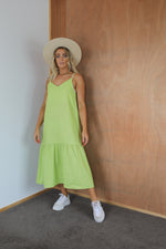 Load image into Gallery viewer, Arthur Dress - Lime Green
