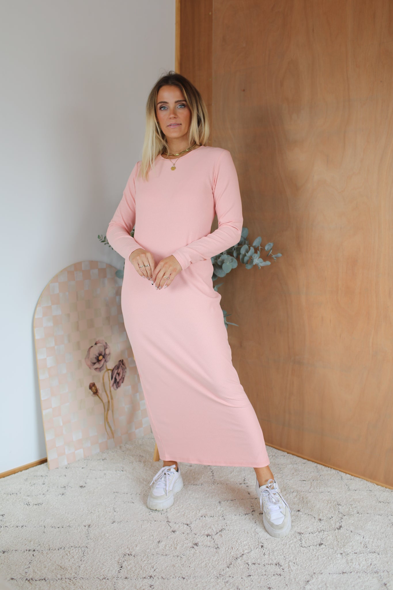 Lauren Dress - Baby Pink