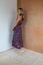 Load image into Gallery viewer, Adeline Dress - Blue Ditsy Floral
