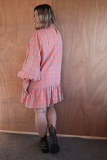 Load image into Gallery viewer, Roddy Dress - Orange Plaid
