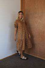 Load image into Gallery viewer, Juliet Dress - Rust Floral
