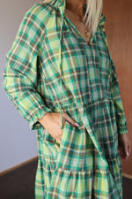 Load image into Gallery viewer, Elmwood Dress - Candy Apple Plaid
