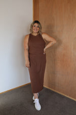 Load image into Gallery viewer, Scotty Dress - Chocolate Brown
