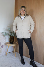 Load image into Gallery viewer, Quilted Jacket - Camel
