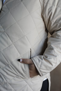 Quilted Jacket - Camel