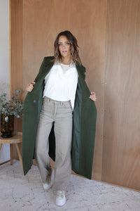 Long Coat - Khaki