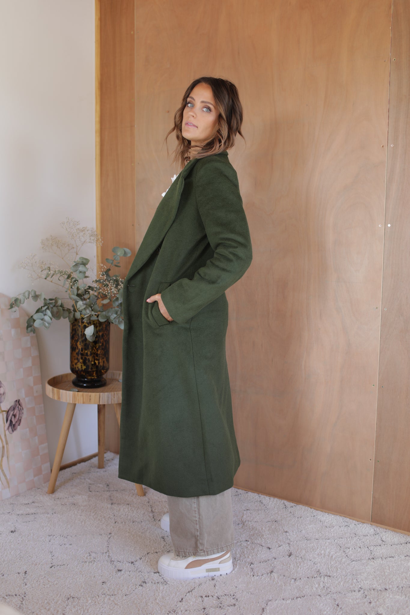 Long Coat - Khaki