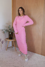 Load image into Gallery viewer, Lauren Dress - Baby Pink Bubble
