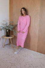 Load image into Gallery viewer, Lauren Dress - Baby Pink Bubble
