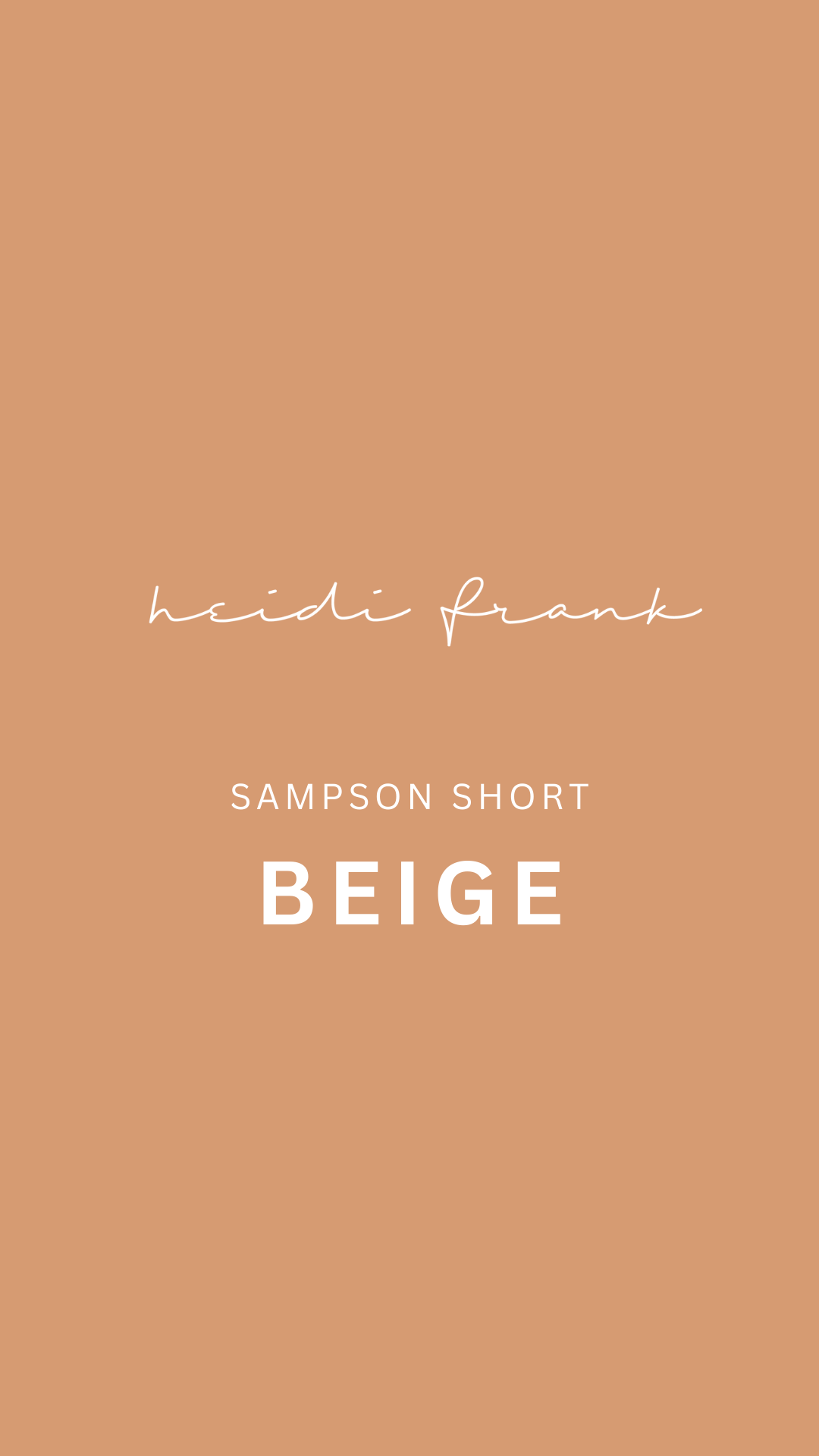 Sampson Short - Beige