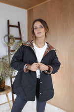 Load image into Gallery viewer, Quilted Jacket - Black
