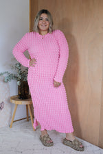 Load image into Gallery viewer, Lauren Dress - Baby Pink Bubble
