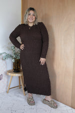 Load image into Gallery viewer, Lauren Dress - Brown Bubble
